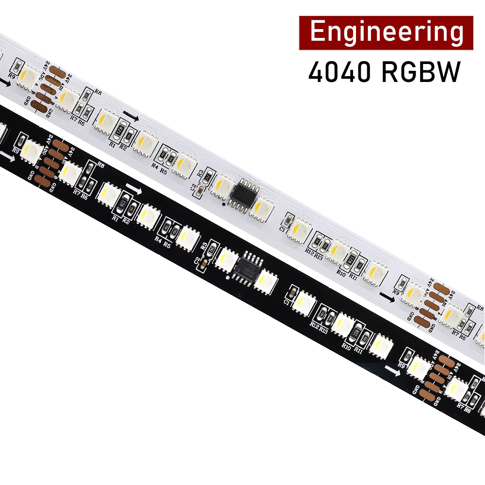 24V SMD4040 DMX RGBW UCS512 LED Strip 100LEDs/m, Max 20m 65ft